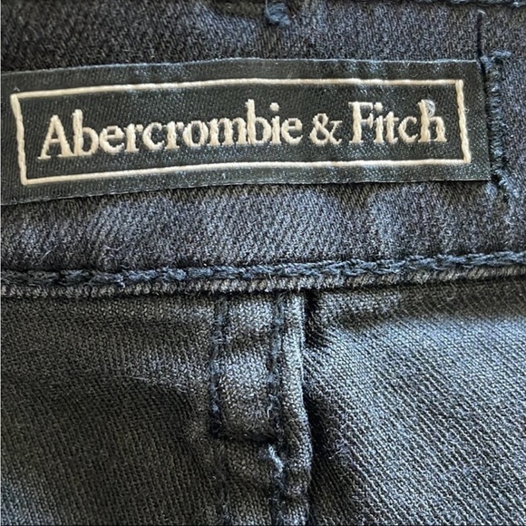 Abercrombie & Fitch Black Denim Shorts - Picture 4 of 6